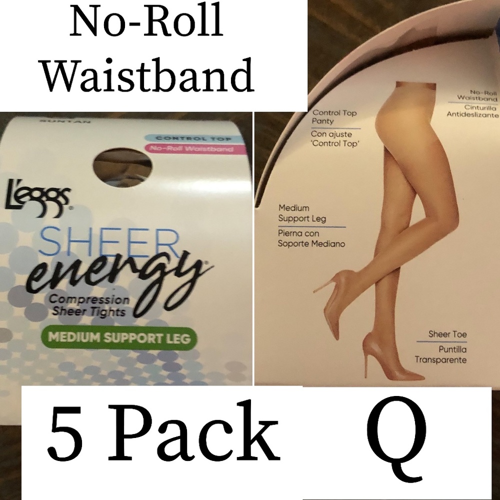 SHEER Energy Size Q Pantyhose